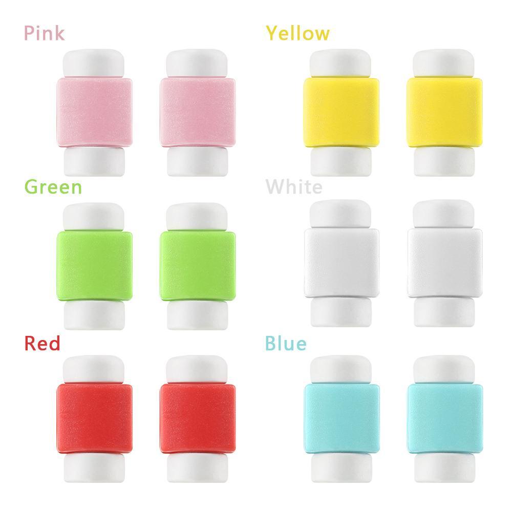 CHOOKEY Set 10 / 20 Vỏ Bảo Vệ Dây Cáp Sạc USB Tiện Lợi
