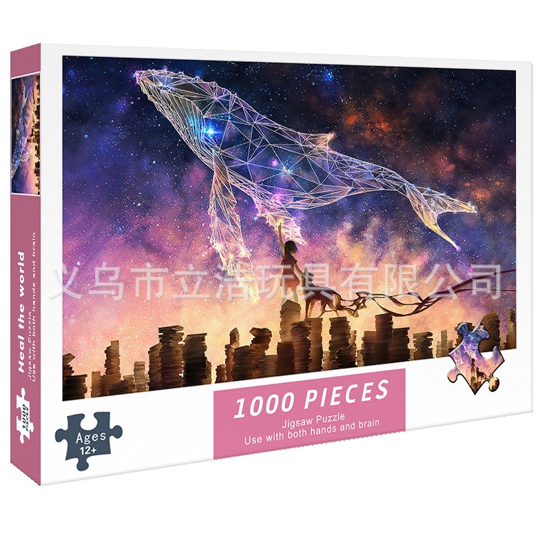 Tranh ghép xếp hình 1000 mảnh heal the world  - Đồ chơi phát triển tư duy quà tặng ý nghĩa. Kích thước: 75x50 cm