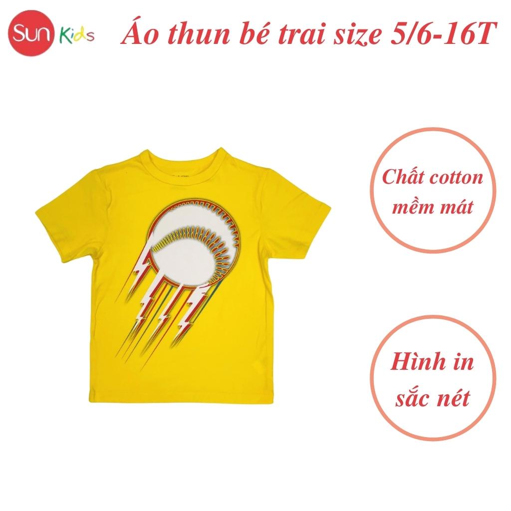 Áo thun bé trai xuất xịn, áo phông cho bé trai, chất cotton, size 4-16 tuổi,  - SUNKIDS1