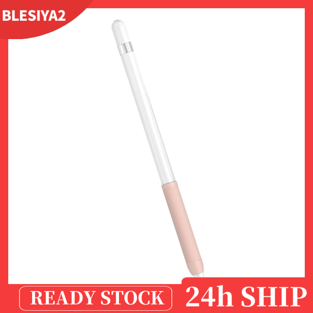 (Hàng Mới Về) Vỏ Silicone Mềm Bảo Vệ Bút Cảm Ứng Apple Pencil 1st Và 2nd Màu Trắng