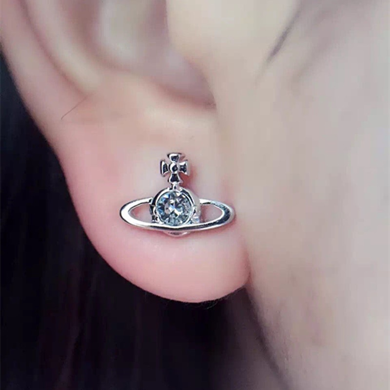 Bông Tai Đính Đá Lấp Lánh Sang Trọng Cho Nữ