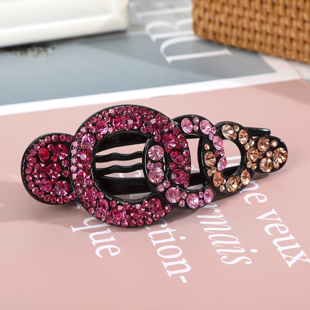 Kẹp Tóc Đính Đá Phong Cách Hàn Quốc Cho Nữ