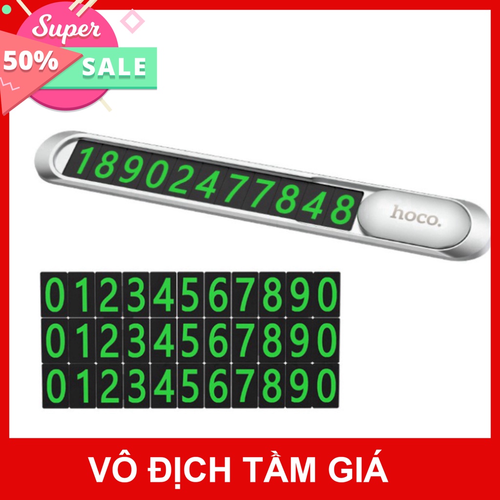 (Sale) Bảng Số Điện Thoại Để Trên Otô Thông Minh Hoco PH41. TGPK8999