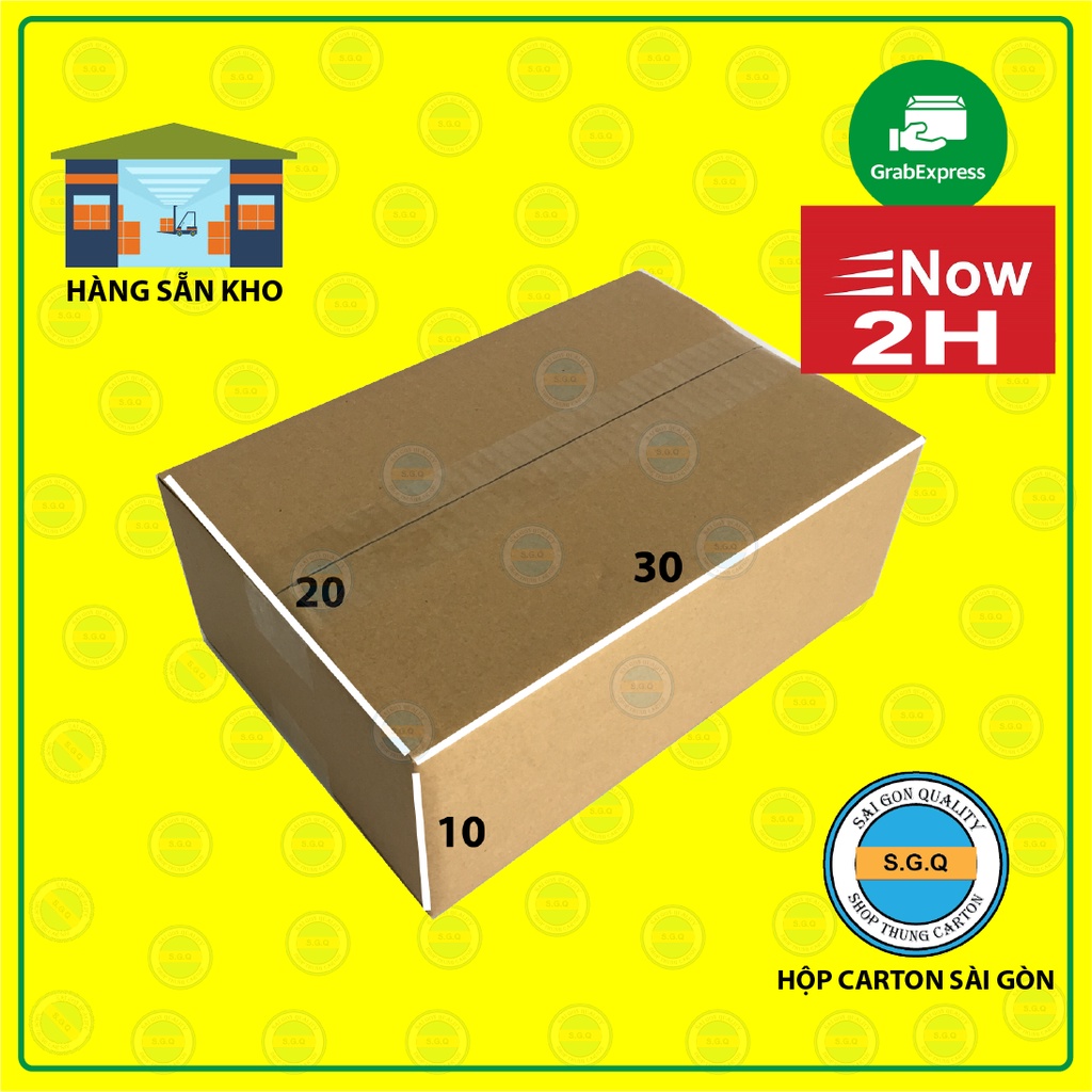 Hộp carton 30x20x10