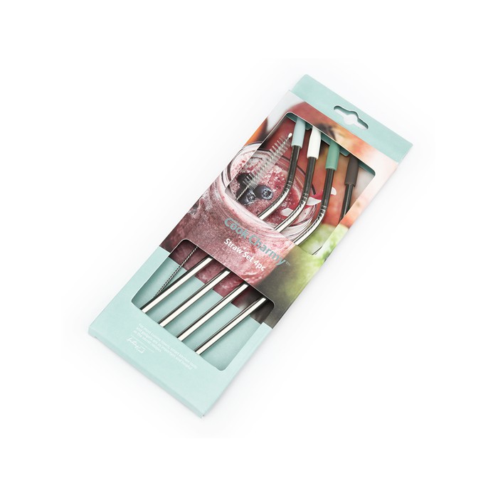 Vỉ 4 Ống Hút Inox Có Cọ Vệ Sinh La Fonte - 006699 | Shopee Việt Nam