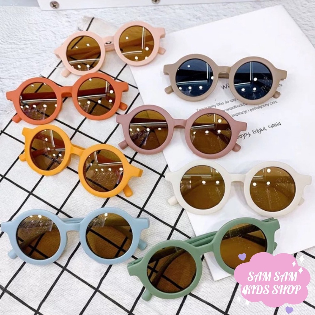 Kính Mát Màu Sắc Ngọt Ngào Thiết Kế Thời Trang Cho Bé SAM SAM KIDS SHOP