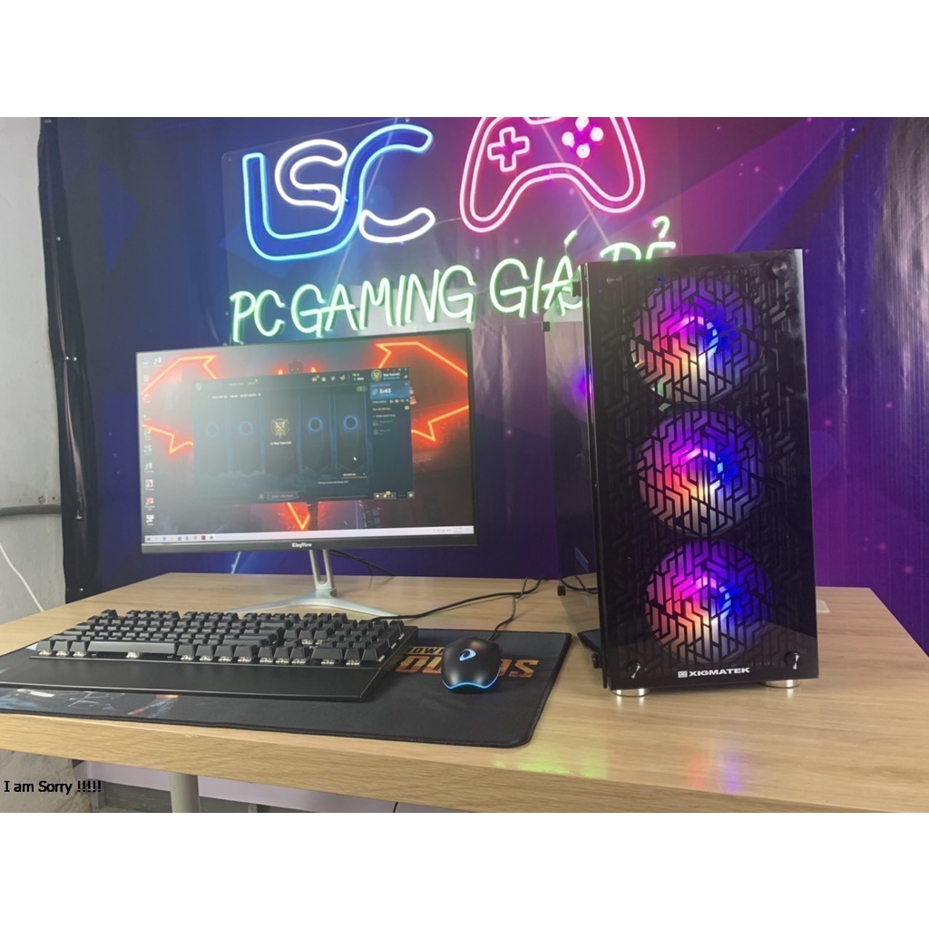 PC GAMING FULL BỘ I5 3470 RAM 8GB VGA GT730 CHIẾN LMHT FIFA ONLINE...