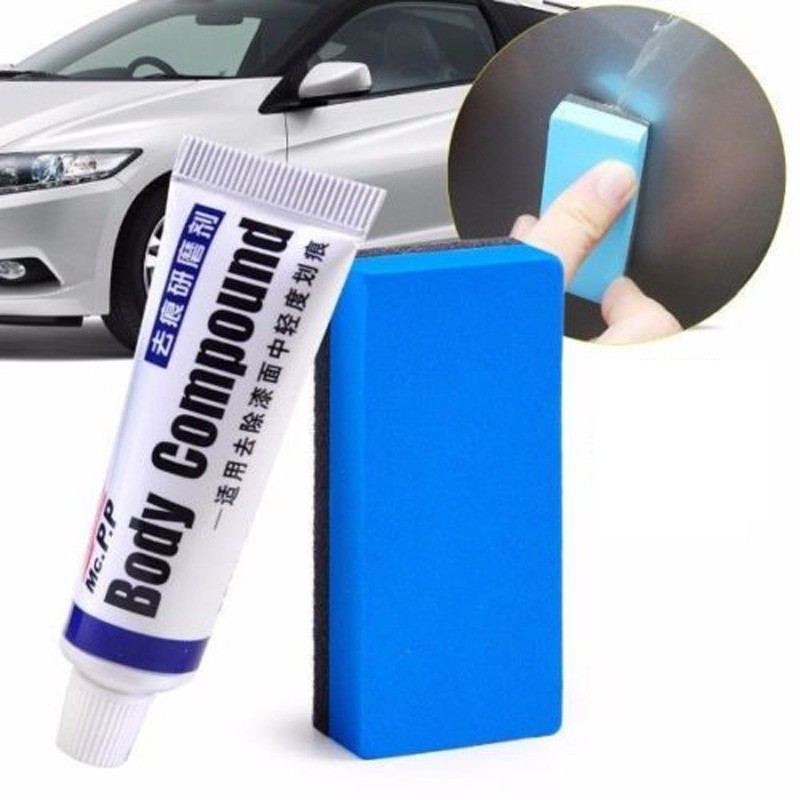 Car Scratch Assistance Remover Useful Vehicle Body Paint Compound Paste/Sponge