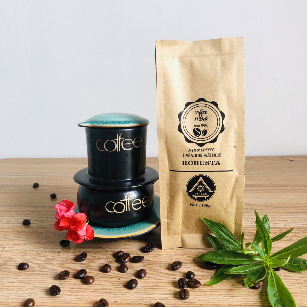 Cà Phê ROBUSTA DakLak Rang Mộc Nguyên Chất 100%, Không Tạp Chất, Thơm Ngon, Kích Thích Sáng Tạo Gói 100g và Gói 50g | BigBuy360 - bigbuy360.vn