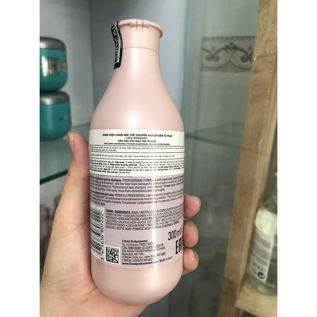 Dầu xả Loreal Vitamino Color giữ màu tóc nhuộm 200ml