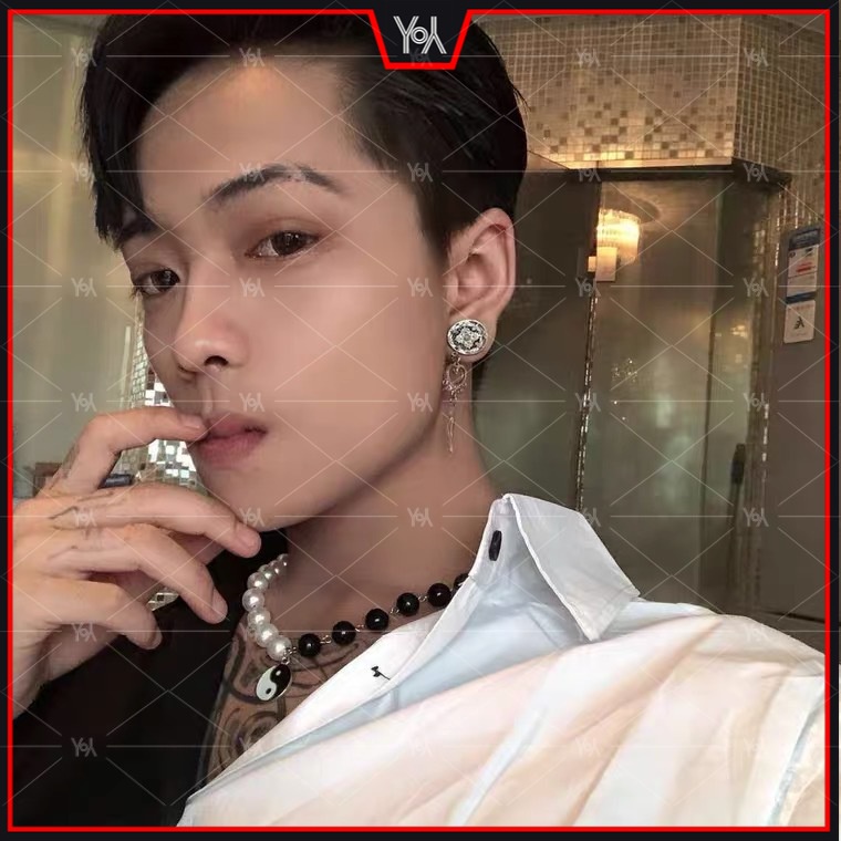 Vòng cổ Mặt Âm Dương Trắng Đen Thời Trang Cho Cặp Đôi unisex