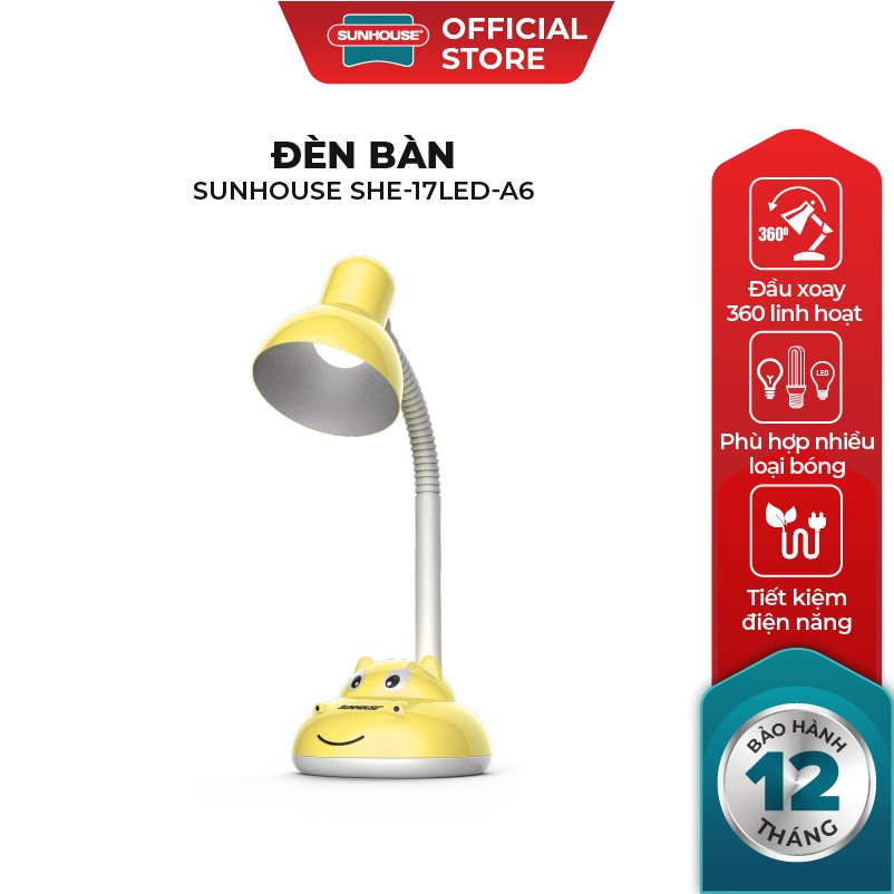 Đèn Bàn SUNHOUSE SHE-17LED-A6 (Không kèm bóng)