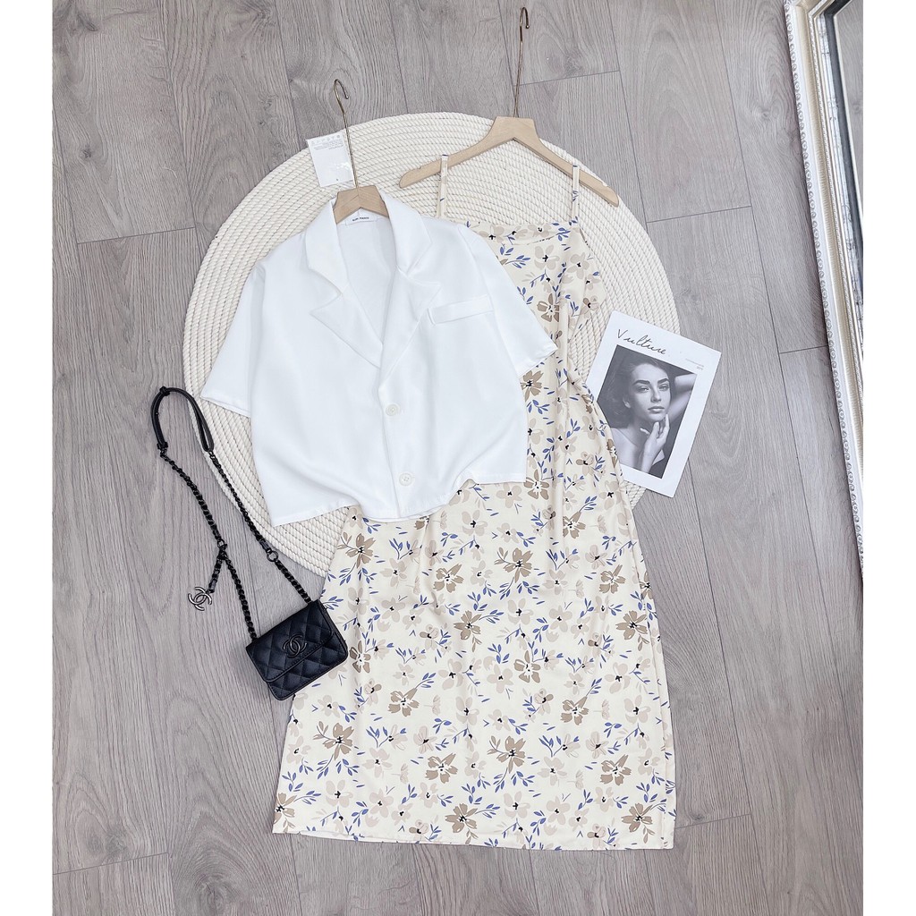 Sét Áo Vest Croptop Kèm Váy SuoongCao Cấp | BigBuy360 - bigbuy360.vn