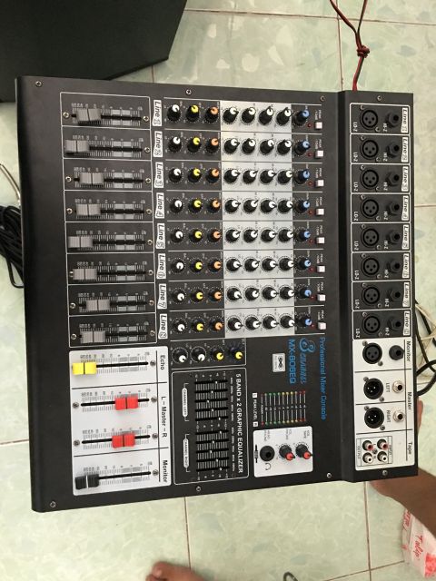 Mixer 8 LINE 806EQ RIVERD+ECHO CHUYÊN ÂM THANH SÂN KHẤU