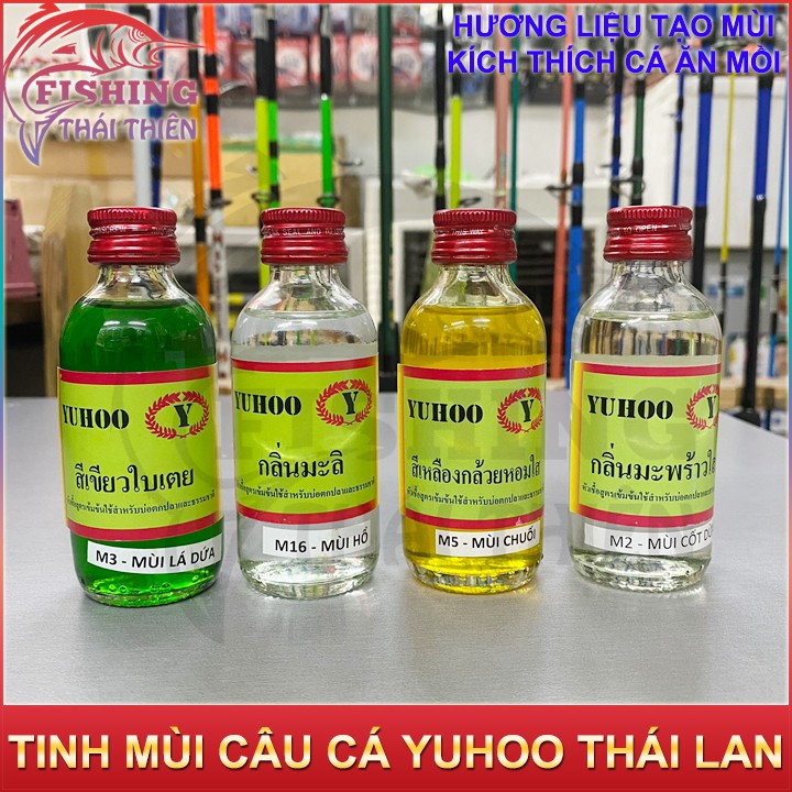 Tinh mùi câu cá, hương hổ, chuối, dừa, dứa, vani, sầu riêng thái lan