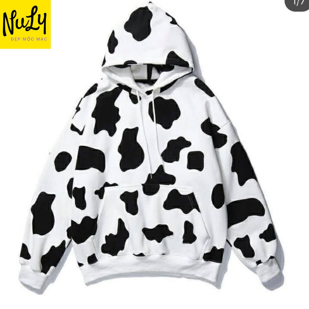 Áo hoodie Loang Bò Sữa Unisex form rộng kiểu dáng Ulzzang, NULY | WebRaoVat - webraovat.net.vn