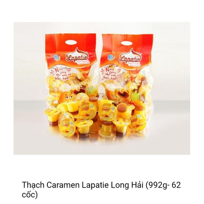 2 gói Thạch bánh flan Long Hải caramel 2x