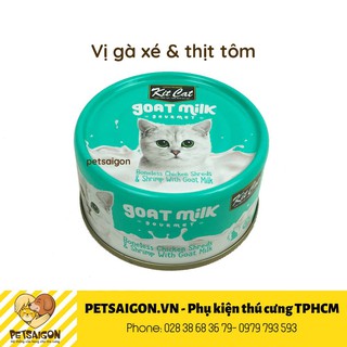 Pate Cho Mèo KitCat Sữa Dê Lon 70G