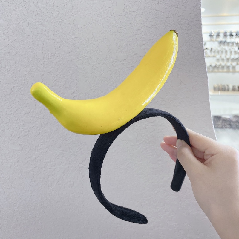 Băng Đô Cài Tóc Hình Trái Chuối Hoạt Hình Vui Nhộn