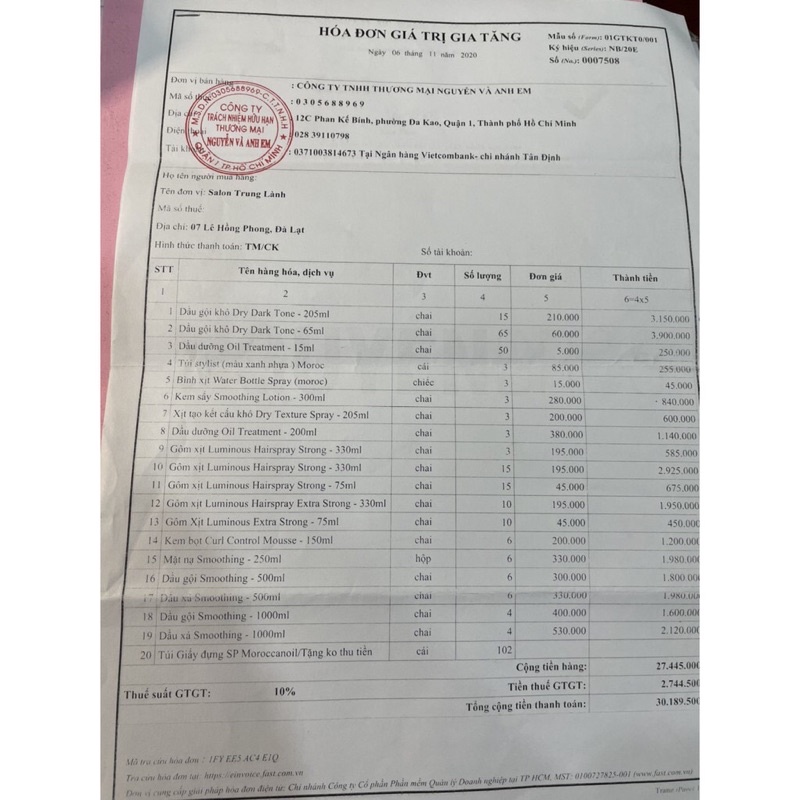 🌼Chính hãng 🌺  Dầu gội khô Dry Shampoo Moroccanoil   62ml