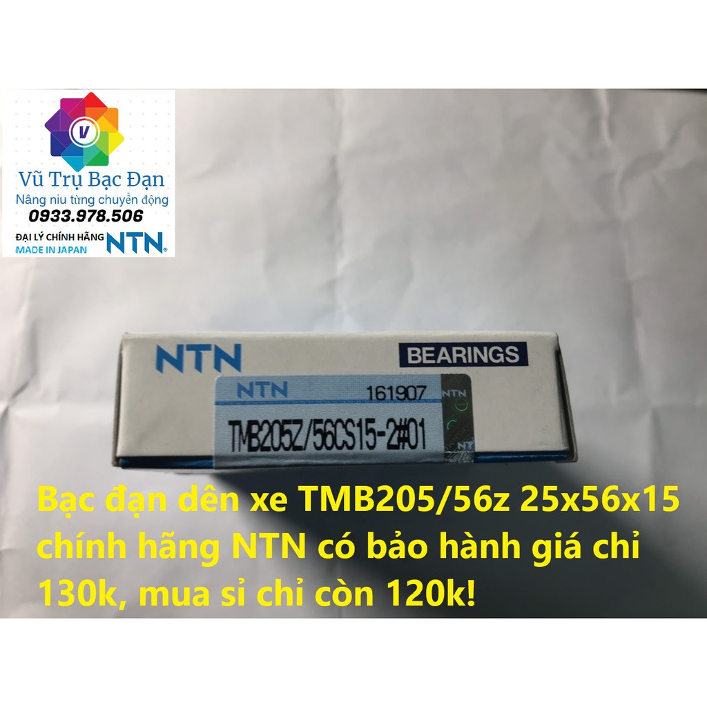 Vòng bi Bạc đạn NTN chính hãng xài cho dên xe AB, SH, Vario, PCX... mã số SC07A87,TMB205/56,25BC06,6207