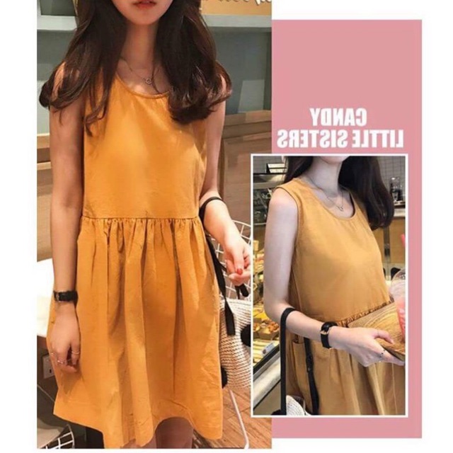 Đầm babydoll 2 túi MH