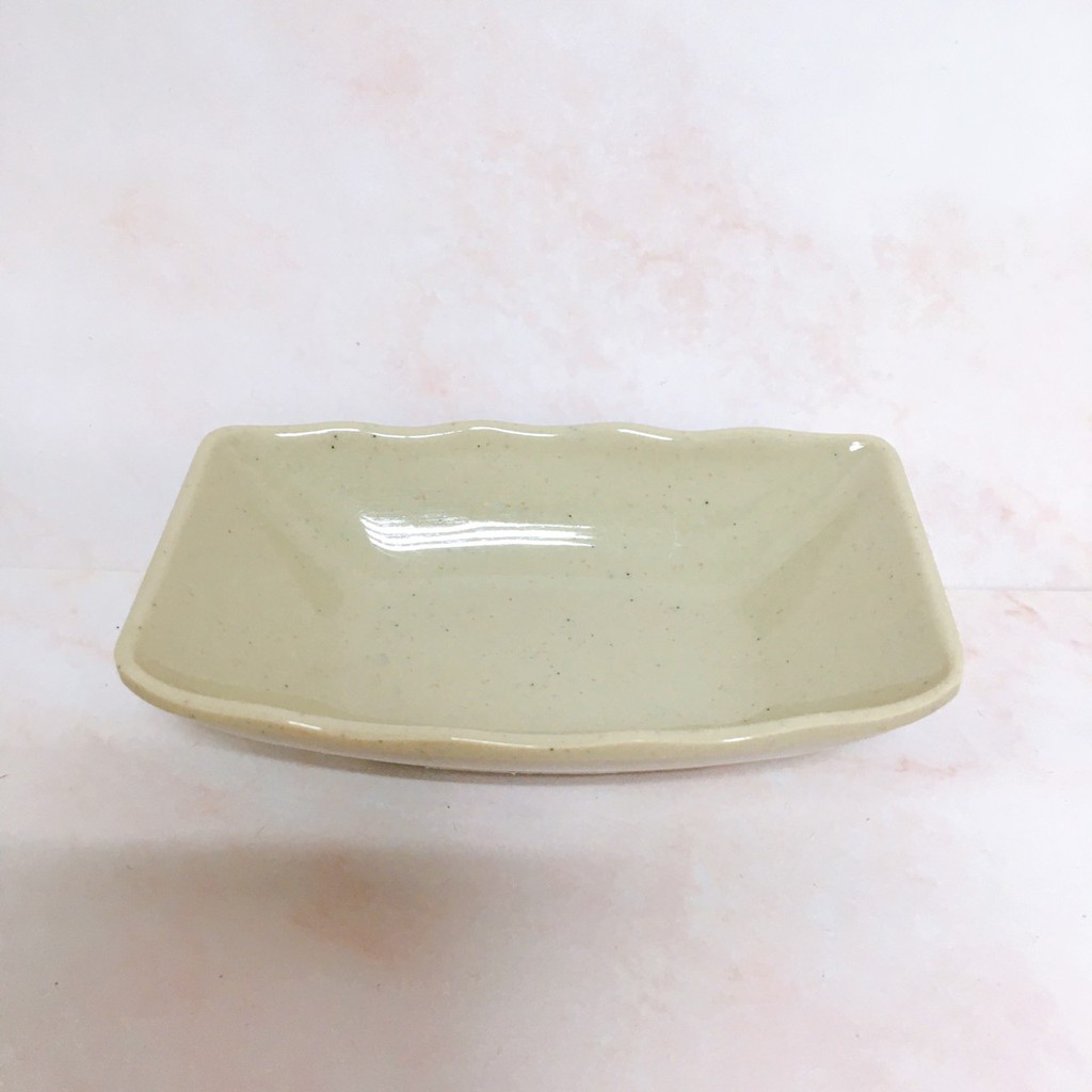 Đĩa Chấm SUPERWARE Nhựa Phíp 100% Melamine Nâu Đá - Stone