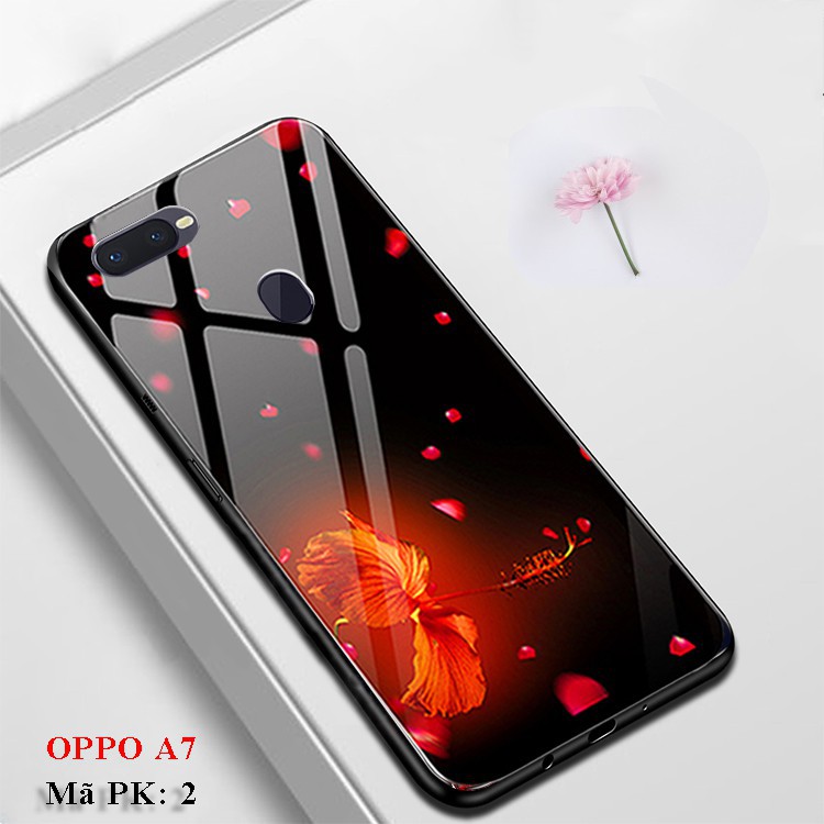 Ốp kính Oppo A7 - Ốp lưng điện thoại Độc - Lạ