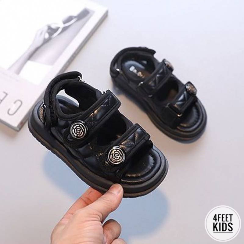 Giày sandal Monza H1 cho bé gái Từ 2-14 Tuổi Thời Trang Trường Học Hàn Quốc, Outfit cá tính hơn Newarrival 2023