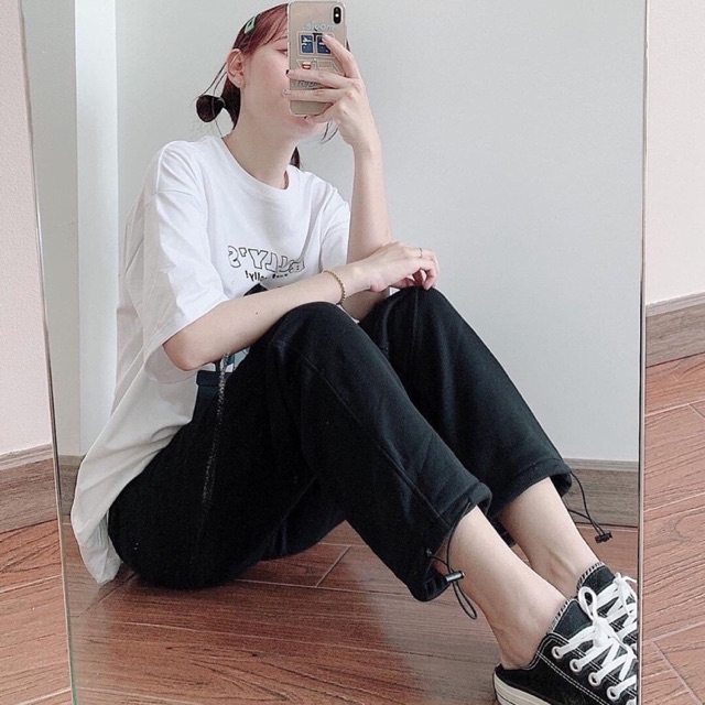 🌈FREESHIP 50K 🔥 Quần kaki nam nữ có dây rút ống | BigBuy360 - bigbuy360.vn