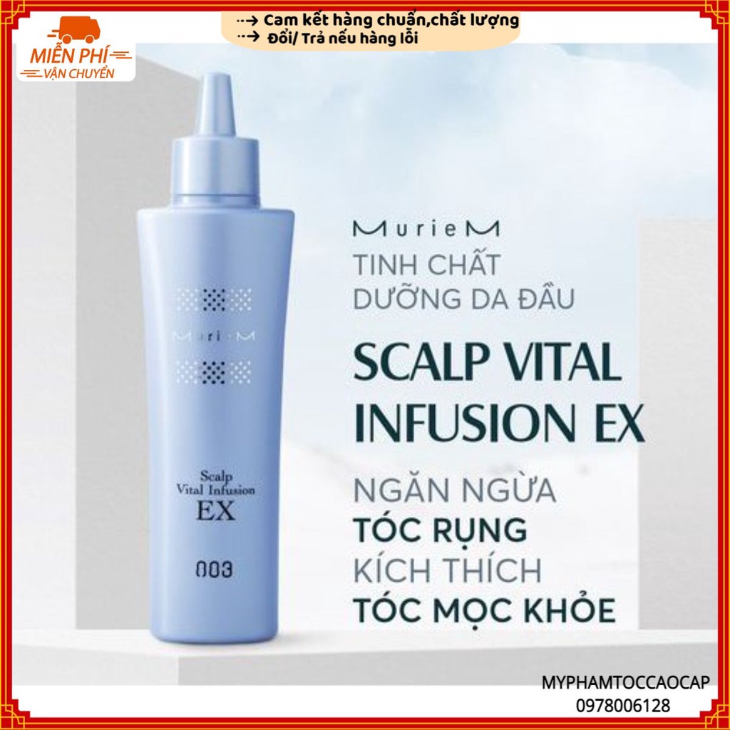 (THREE003_CHÍNH HÃNG)Dung dịch chống rụng tóc 003 Number Three Muriem Scalp Vital Infusion Ex 120ml