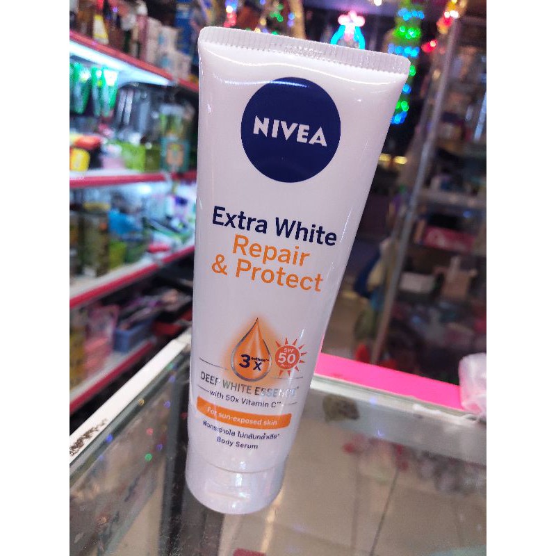 Serum Dưỡng Thể Chống Nắng Nivea Extra White Repair & Protect 180ml