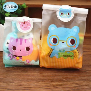 Dolaba - Túi đựng bánh cookie mèo hồng