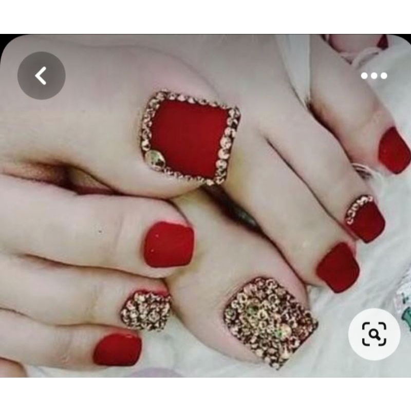 Nail box, móng úp chân