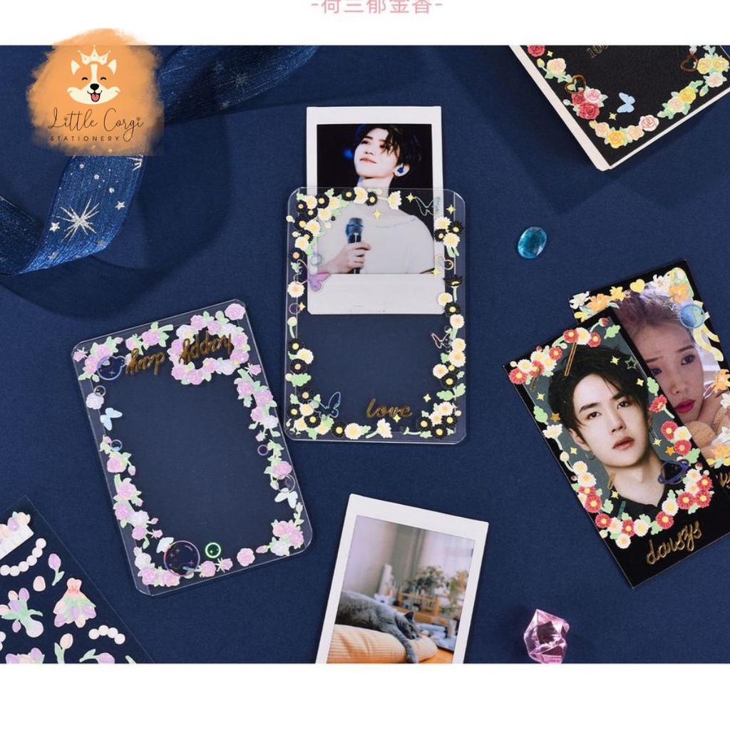 Hình dán sticker trang trí toploader, sổ tay, điện thoại móc khóa hologram nhiều mẫu - Nhãn dán sticker hologram