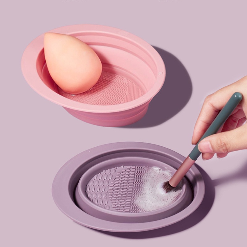 Miếng Silicone Vệ Sinh Cọ Trang Điểm Tiện Lợi