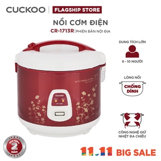 Nồi Cơm Điện CUCKOO 3 lít CR-1713R - HÀNG CHÍNH HÃNG