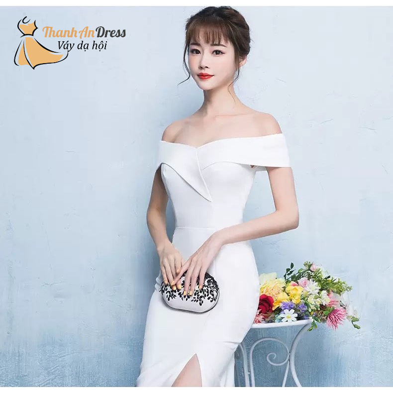 Đầm Dạ Hội Body Đơn Giản Sang Trọng Chất Thun mềm Mặc Đi Tiệc Đi Đám Cưới