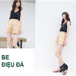 Quần đùi nữ , quần short cạp cao