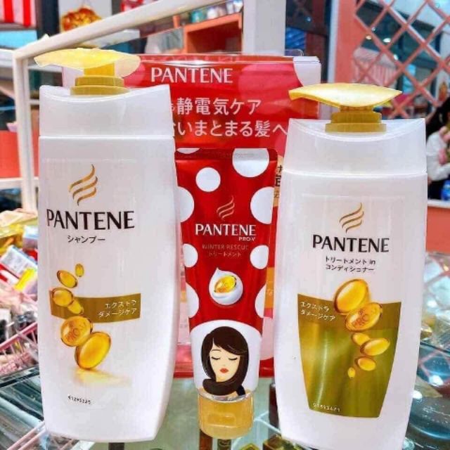 Bộ 3 dầu gội pantene (gội+ xả+dưỡng) Nhật Bản
