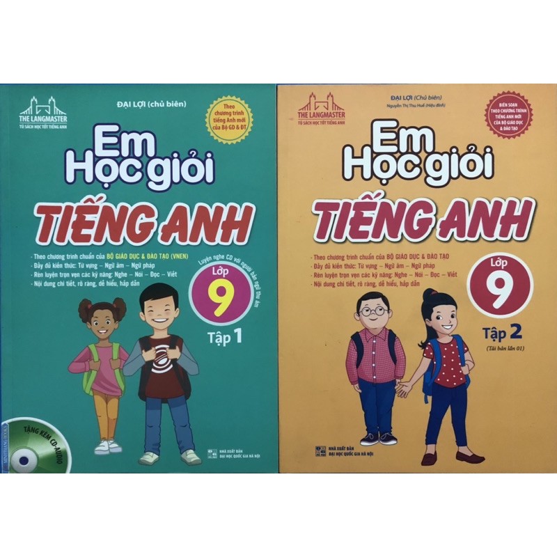 Sách - Em học giỏi tiếng anh lớp 9 (Combo 2 tập)