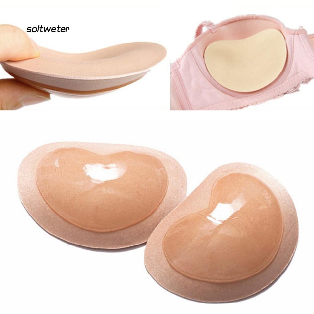 Bộ 2 miếng silicon nâng ngực hình trái tim dành cho nữ