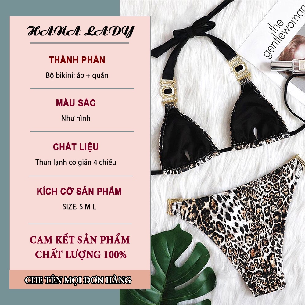 Bikini sexy cao cấp, bộ 2 mảnh đi biển nữ B138