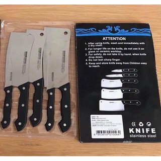 BỘ DAO KITCHEN KNIFE THÁI LAN 5 MÓN SIÊU BÉN