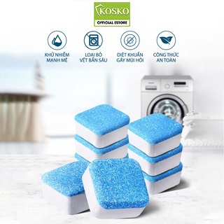 Viên vệ sinh lồng giặt Kosko siêu sạch, viên tẩy vệ sinh lồng giặt dạng sủi tiện lợi