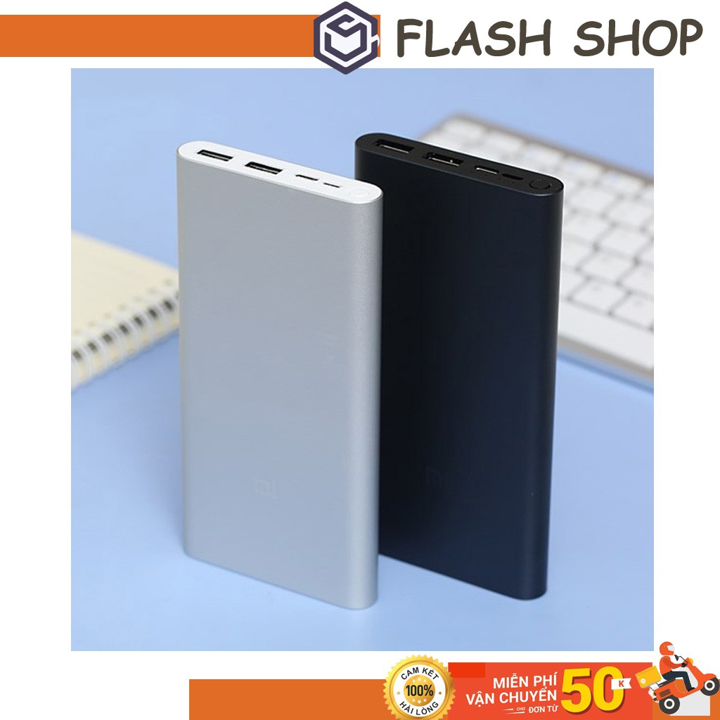 Sạc dự phòng Xiaomi 18W Gen 3 10000 mAh USB  3.0 -  Xiaomi Mi 18W Fast Charge Power Bank hàng chính hãng