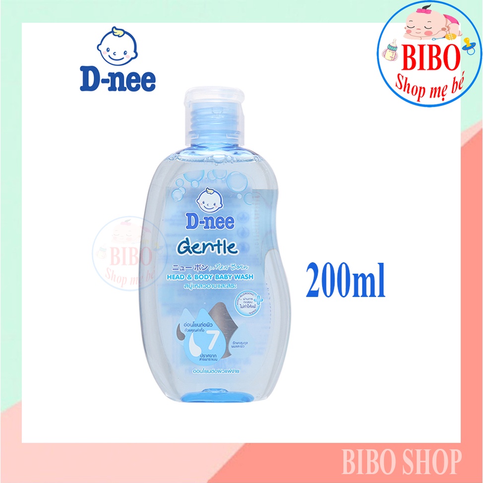 Sữa Tắm Gội Cho Trẻ Sơ Sinh, Trẻ Em Hiệu _ Dnee 200 ml ( Thái Lan )