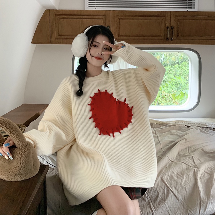 Niche Sweater Knitted Loose Soft Retro Japanese Style Trendy Autumn Winter For Women