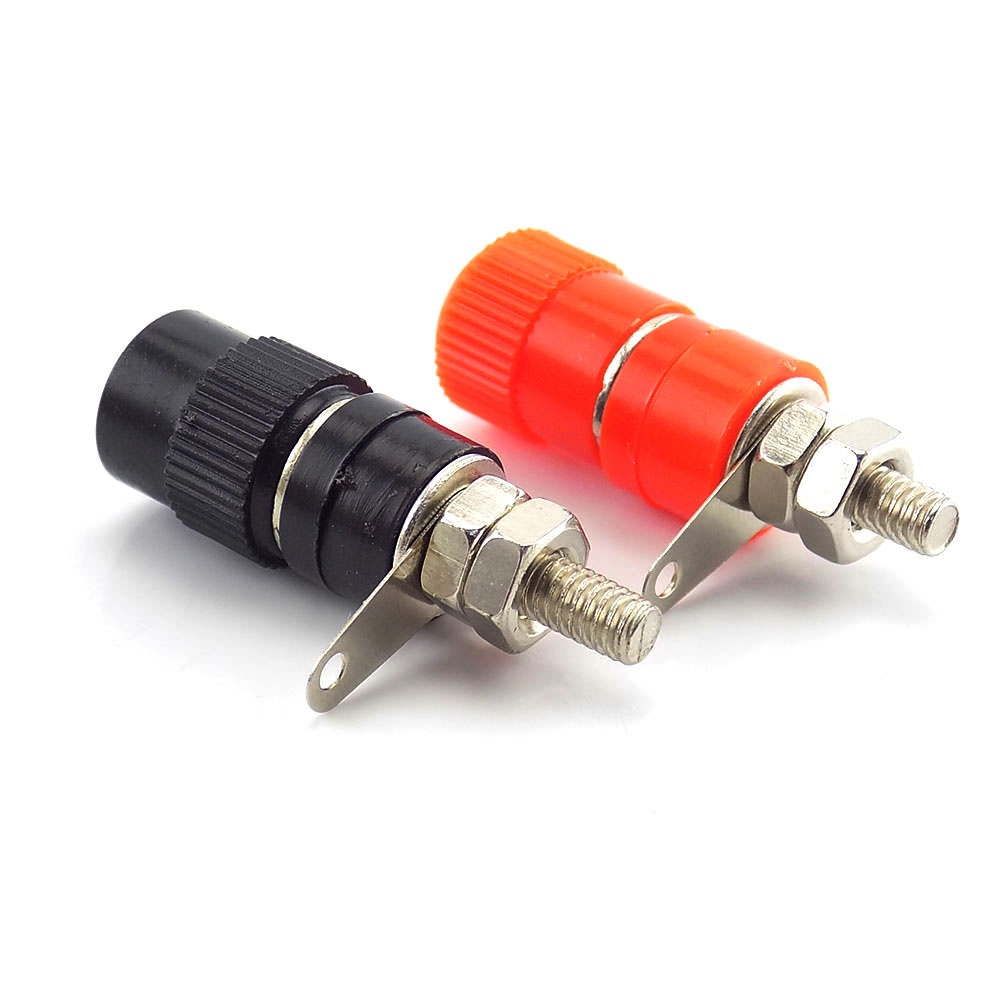 Ổ Cắm Bắp Chuối Đỏ Và Đen 4mm Chuyên Nghiệp