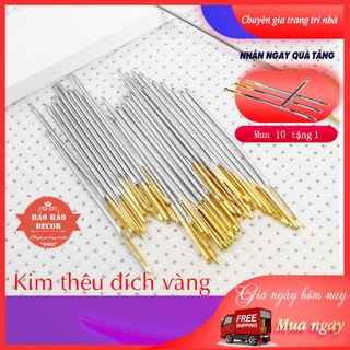 Kim thêu tranh chữ thập - Combo 10 cái kim thêu siêu tốc